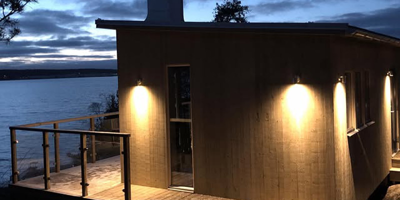 Bastu med sjöutsikt - Färingsö