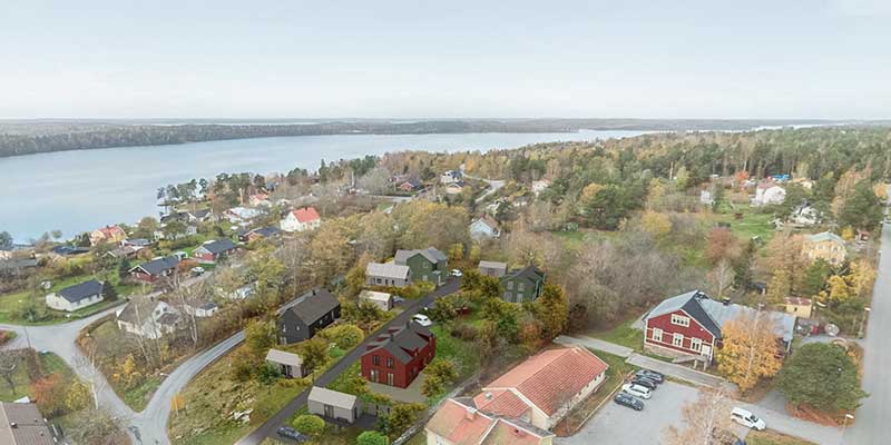 Nybyggnation av bostadsrättsföreningen Bullerbyn