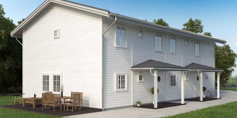 Nybyggnation av bostadsrättsföreningen Gudö Blick i Haninge