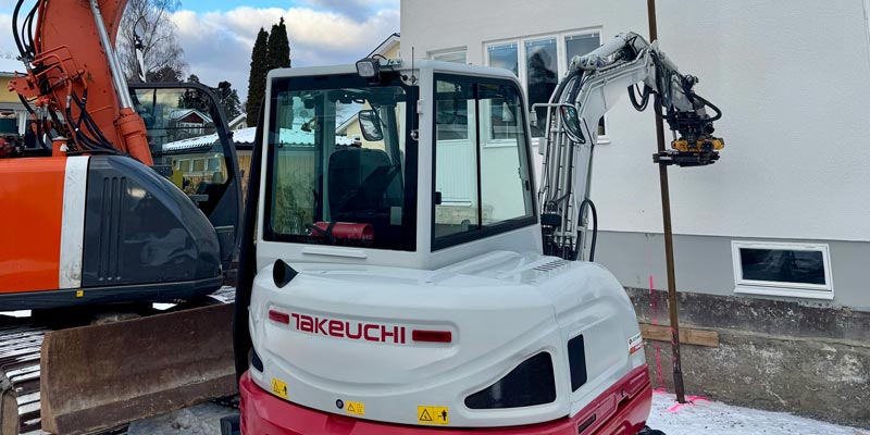 Pålning i Sollentuna