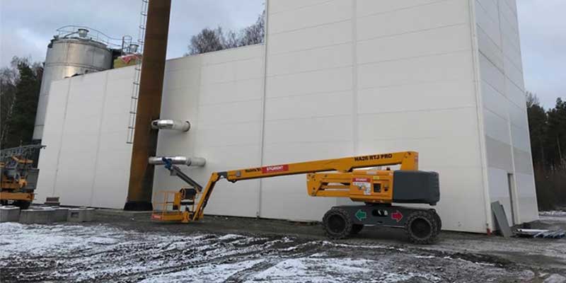 Nybyggnation av panncentral