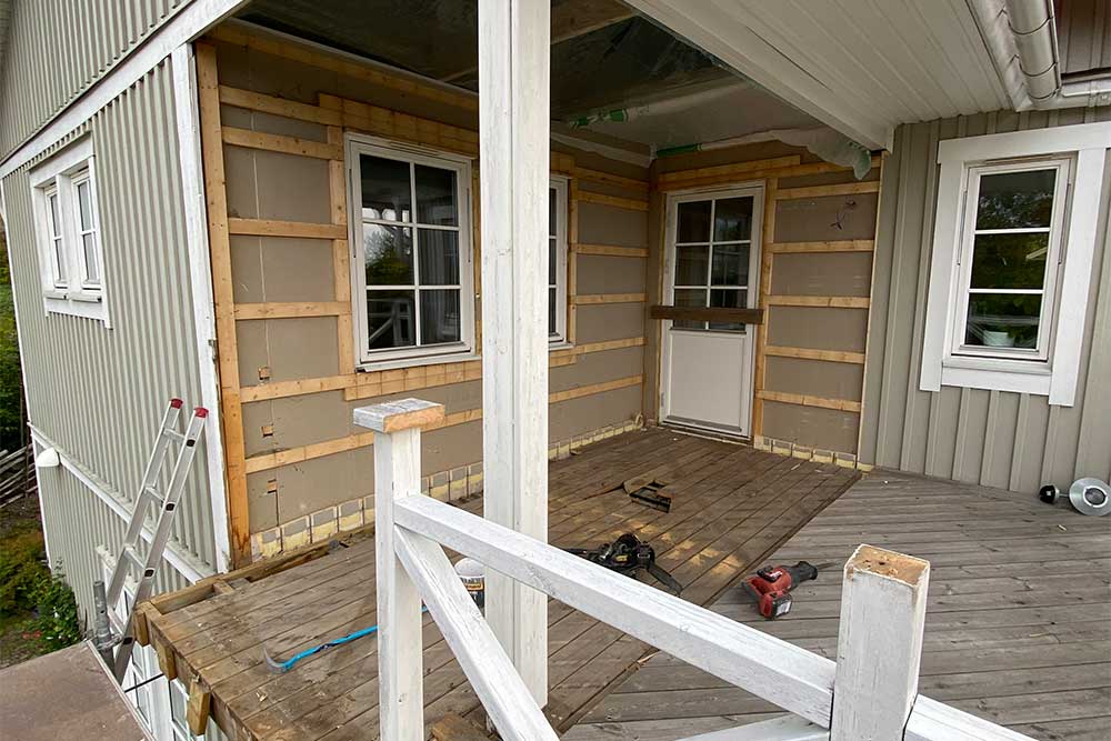 Renovering på Ekerö