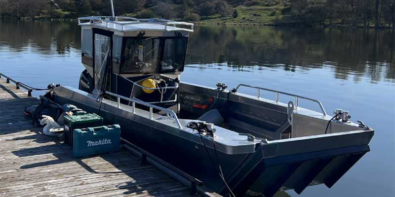 Sjöentreprenad i Mälaren