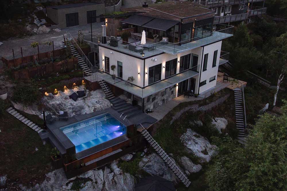 Nybyggnation av villa på Gällstaö